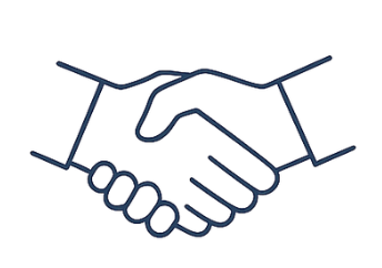 Verkauf abschlie&szlig;en – Handschlag